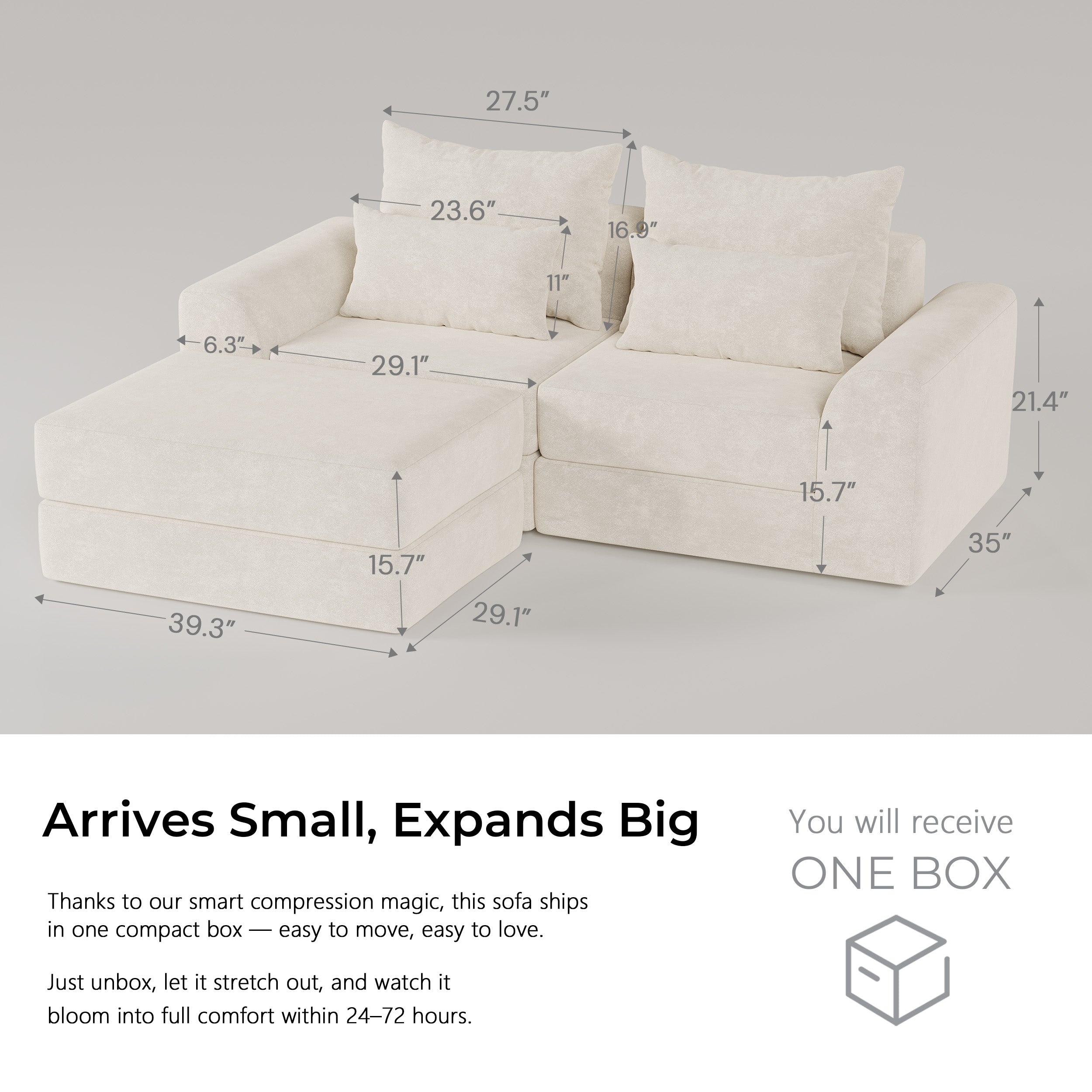 SOFA-IN-BOX MU-F5-01 B0FVMMDHF5