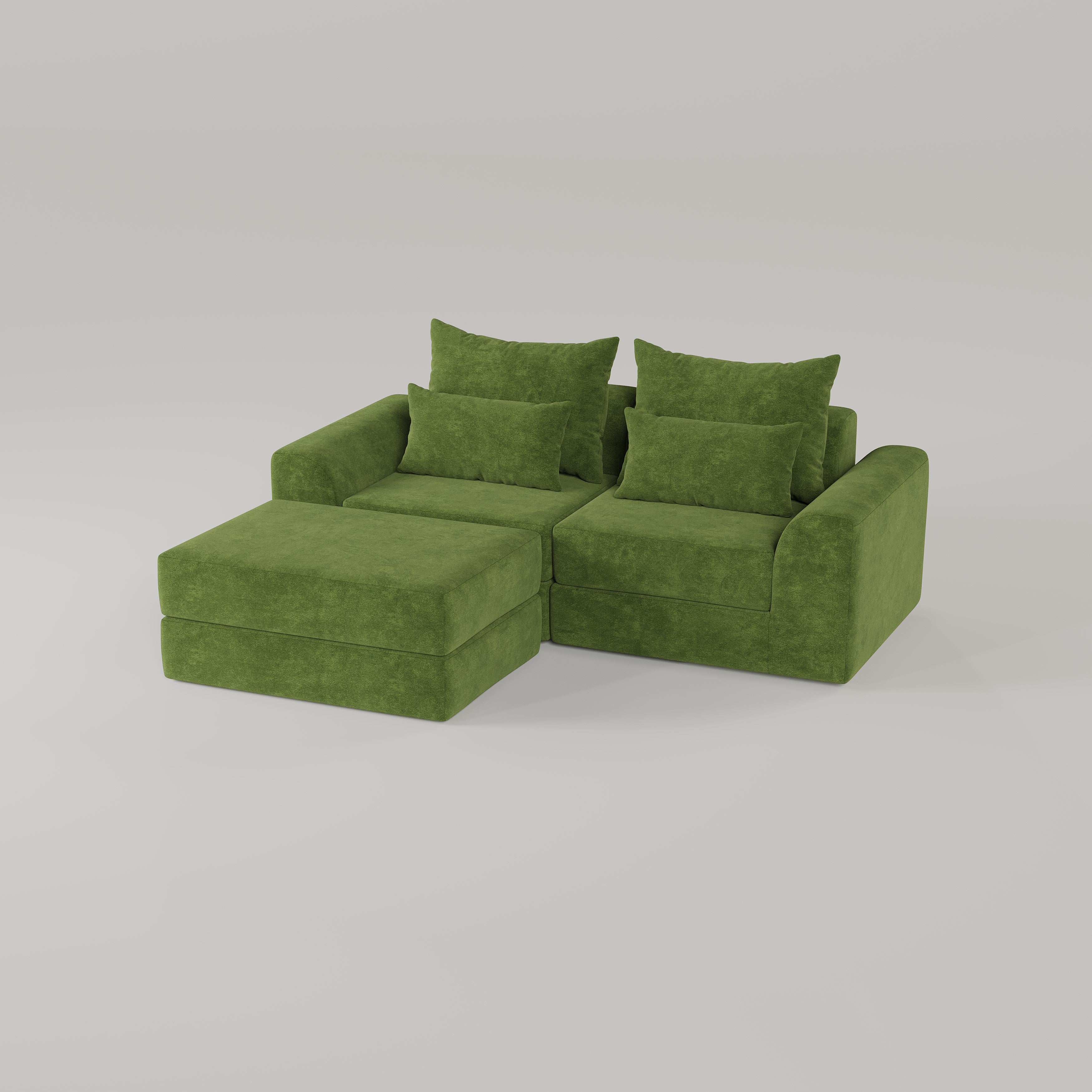 SOFA-IN-BOX L-Shape Boneless Couch MU-F5-03